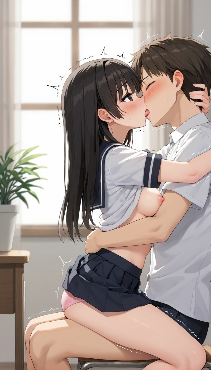 放課後の延長快楽に狂う制服美女 - サンプル画像 1