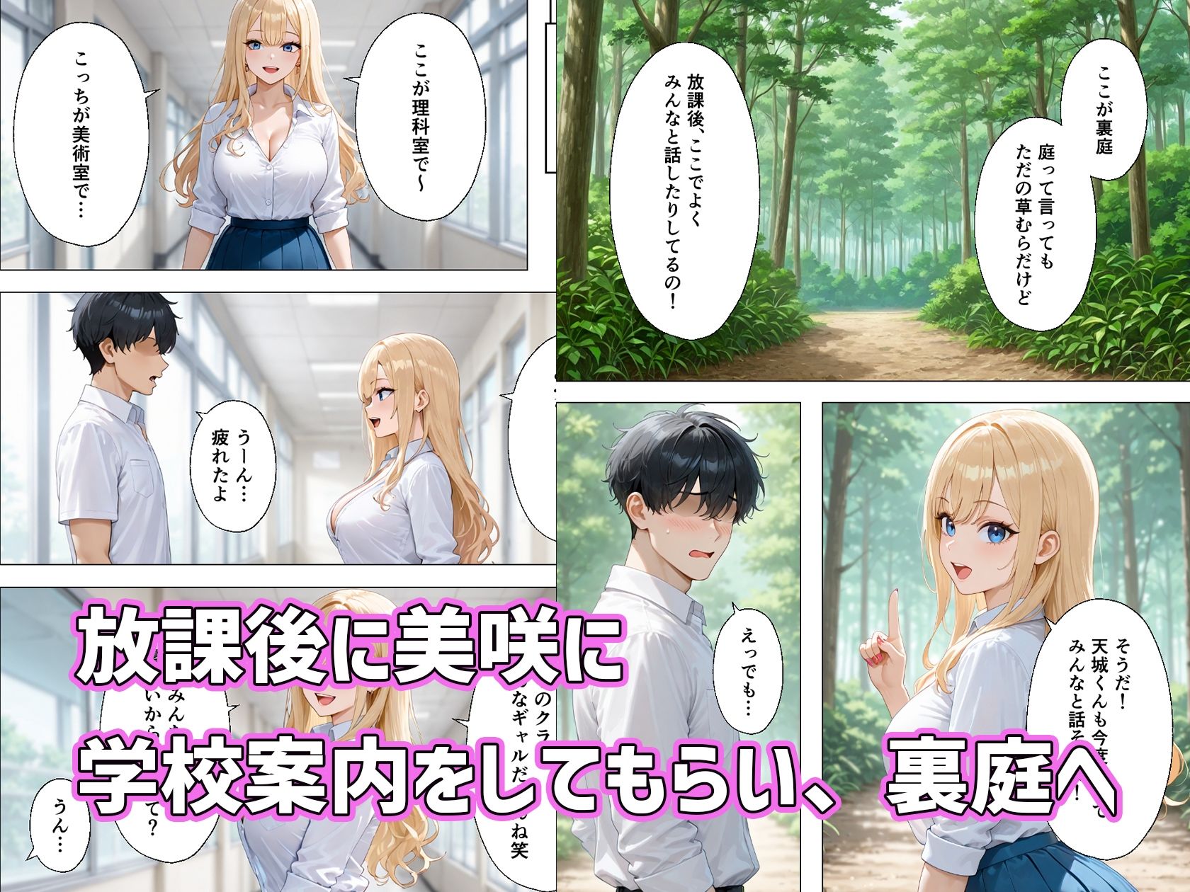 転校したらギャルしかいなかった話 - サンプル画像 3