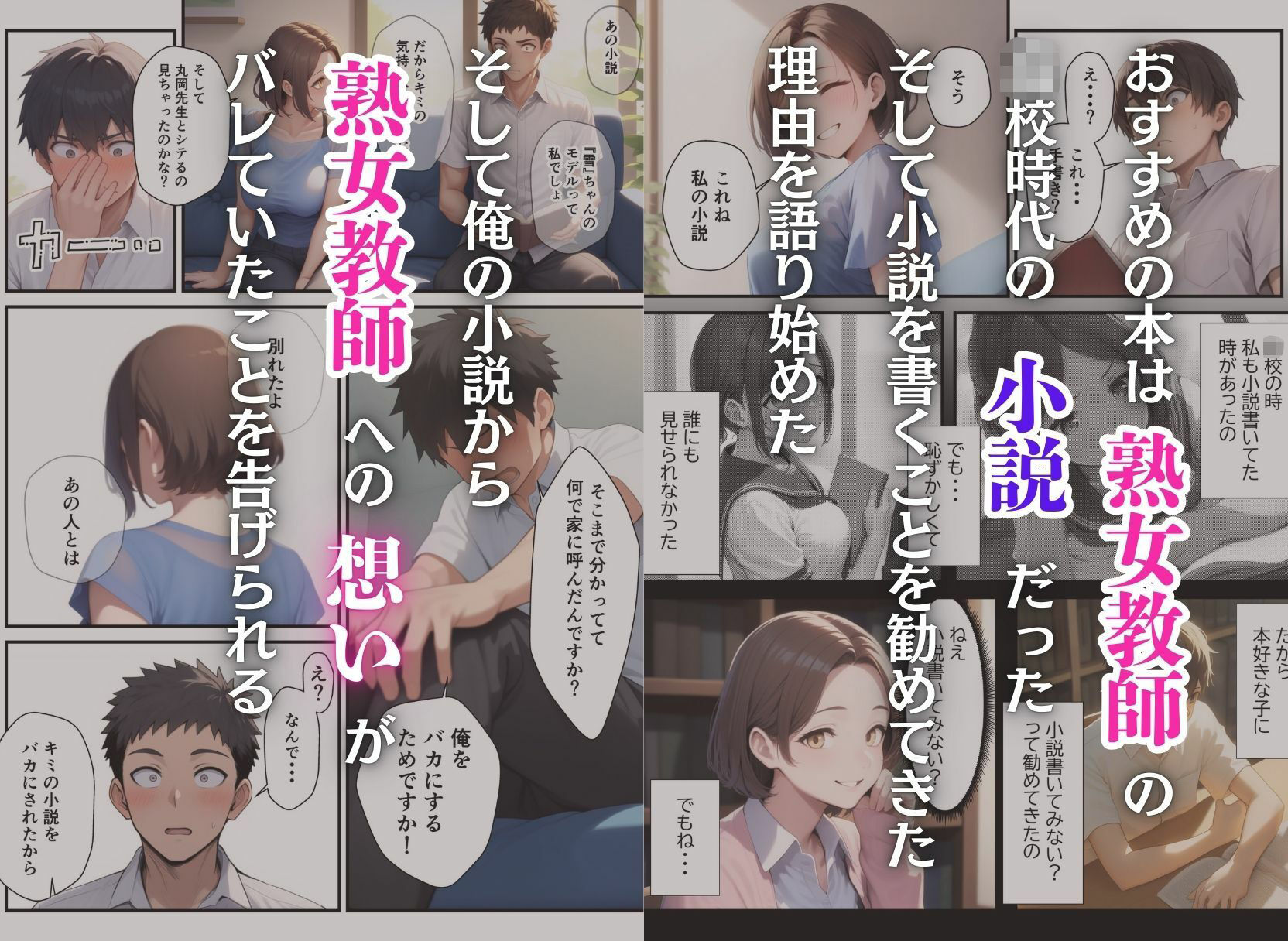 憧れのむちむち熟女教師と特別課外セックスで童貞卒業 - サンプル画像 6