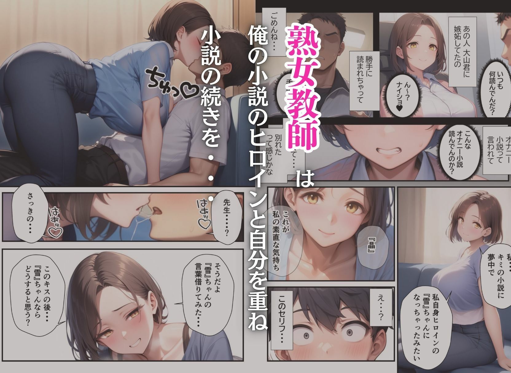 憧れのむちむち熟女教師と特別課外セックスで童貞卒業 - サンプル画像 7