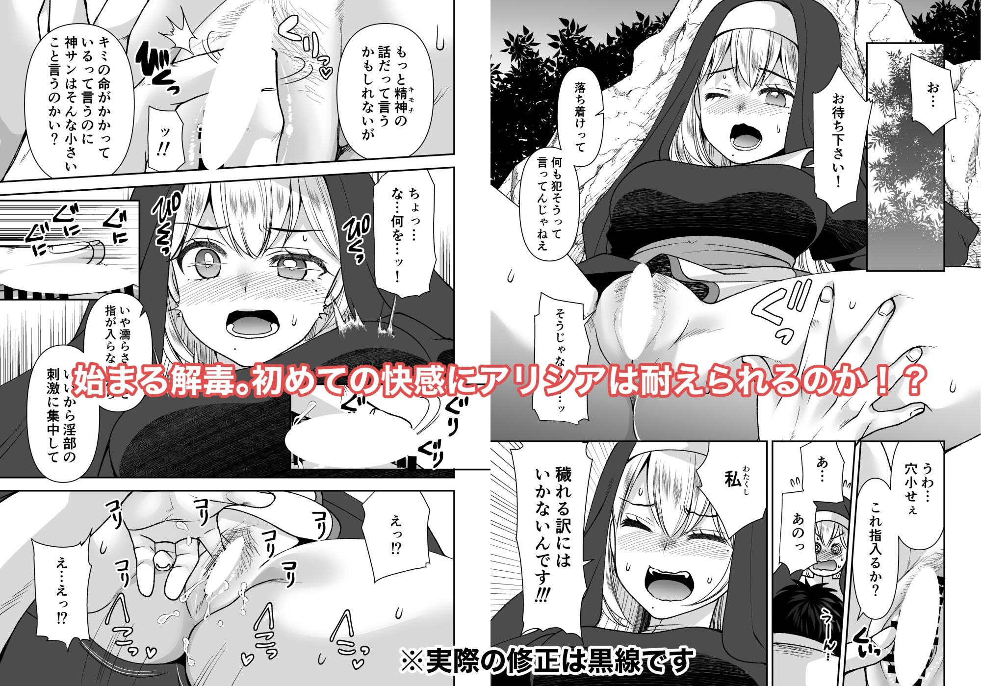 ド真面目聖女解毒のために×××しないといけませんが穢れる訳にはいきませんッ - サンプル画像 4