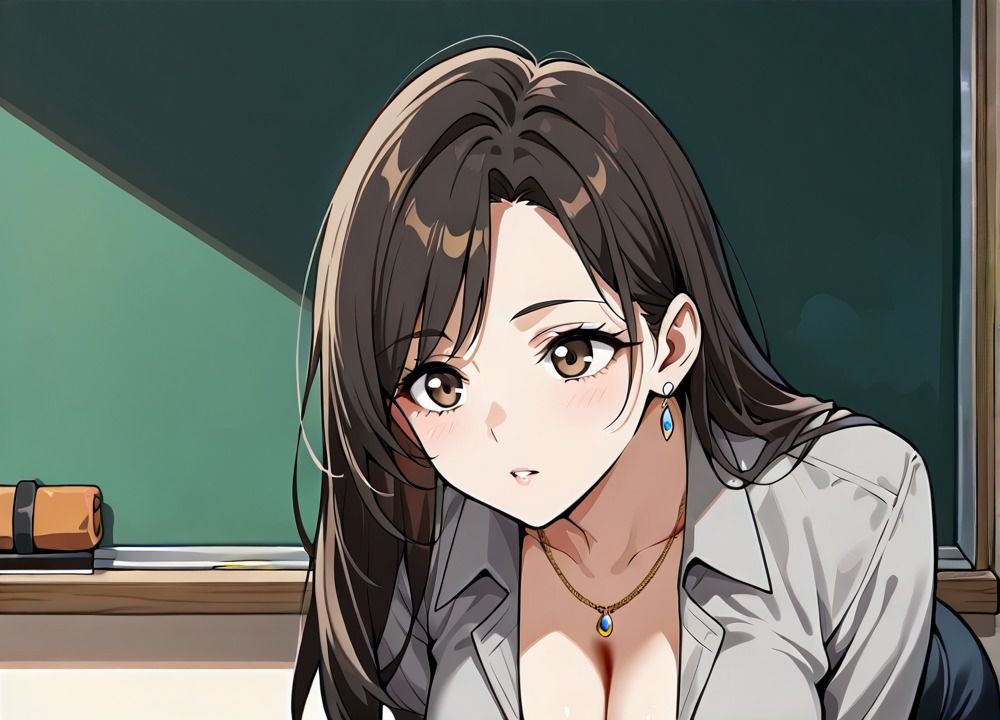 淫乱女教師NO.1〜憧れの先生とやり倒す！！ - サンプル画像 1