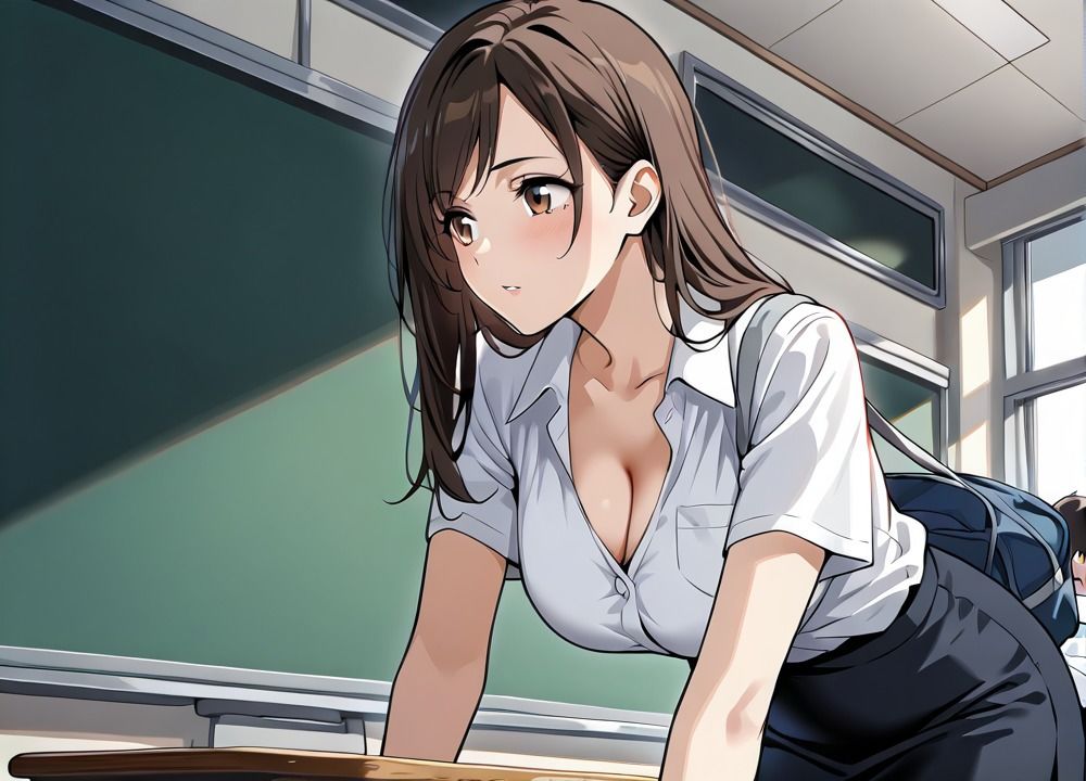 淫乱女教師NO.1〜憧れの先生とやり倒す！！ - サンプル画像 4