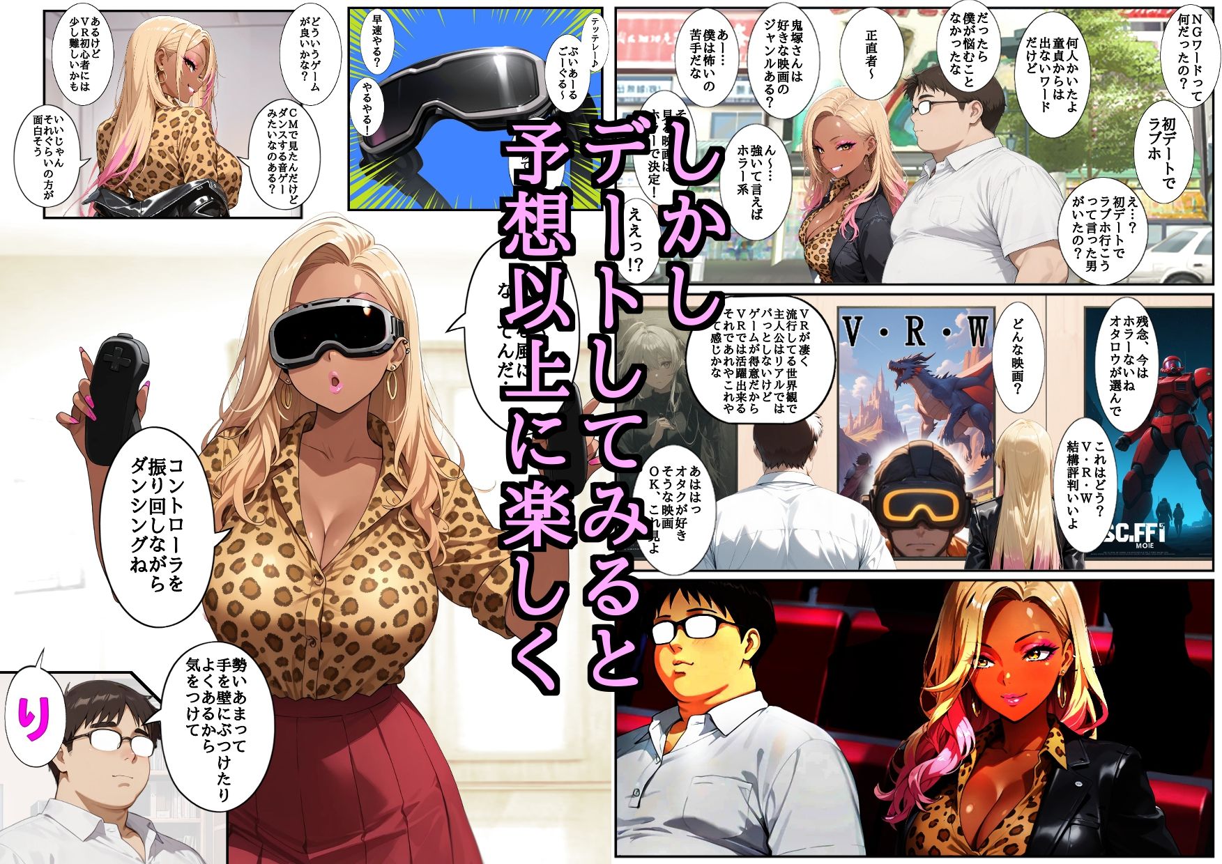 学園一ビッチと噂のギャルが罰ゲームでガチなオタクと付き合ったら… - サンプル画像 3