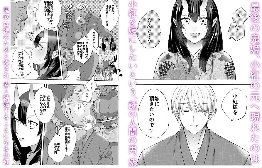 引き篭もり鬼姫様は押しかけ旦那に溺愛される - サンプル画像 1