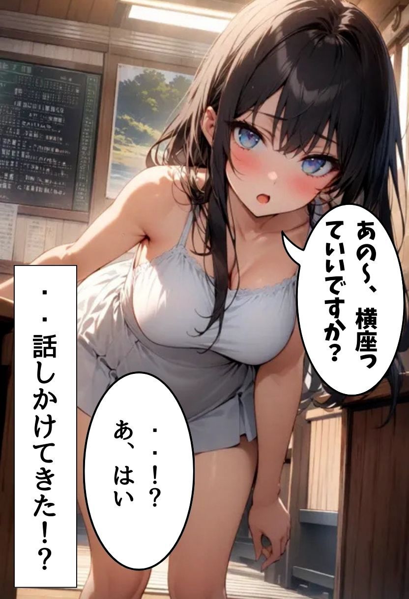 爆乳匿名少女と田舎駅セックス - サンプル画像 6