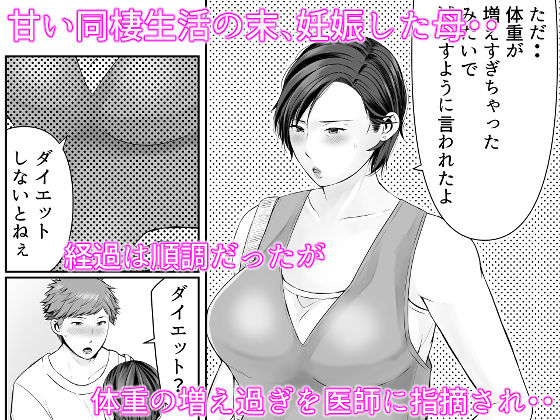 独り暮らしの息子に迫られて・・・妊婦編 - サンプル画像 1