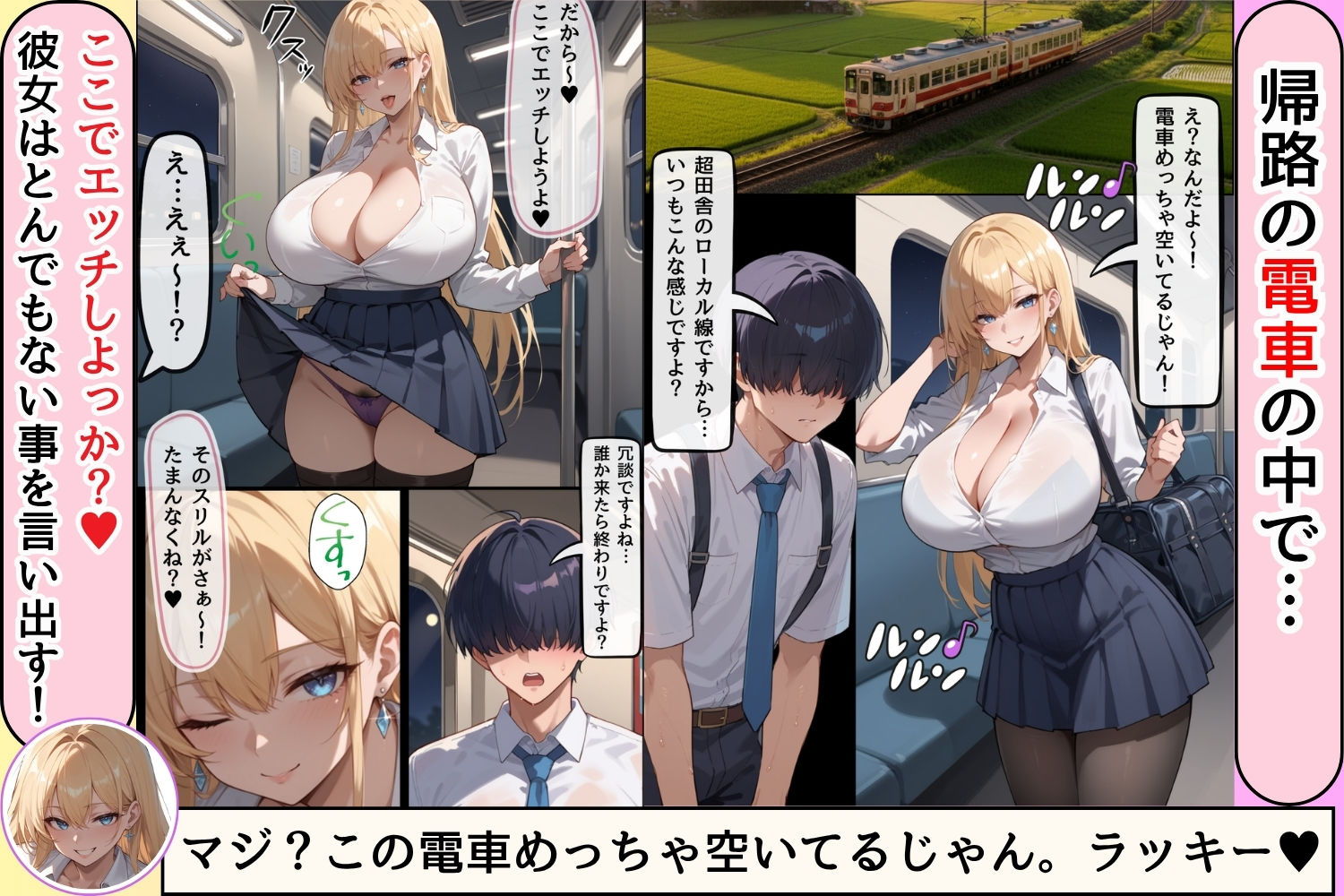 女子校生彼氏持ちのビッチ達がボクのチ○コで遊んだ結果 もう僕以外では満足出来なくなった件 サード - サンプル画像 7