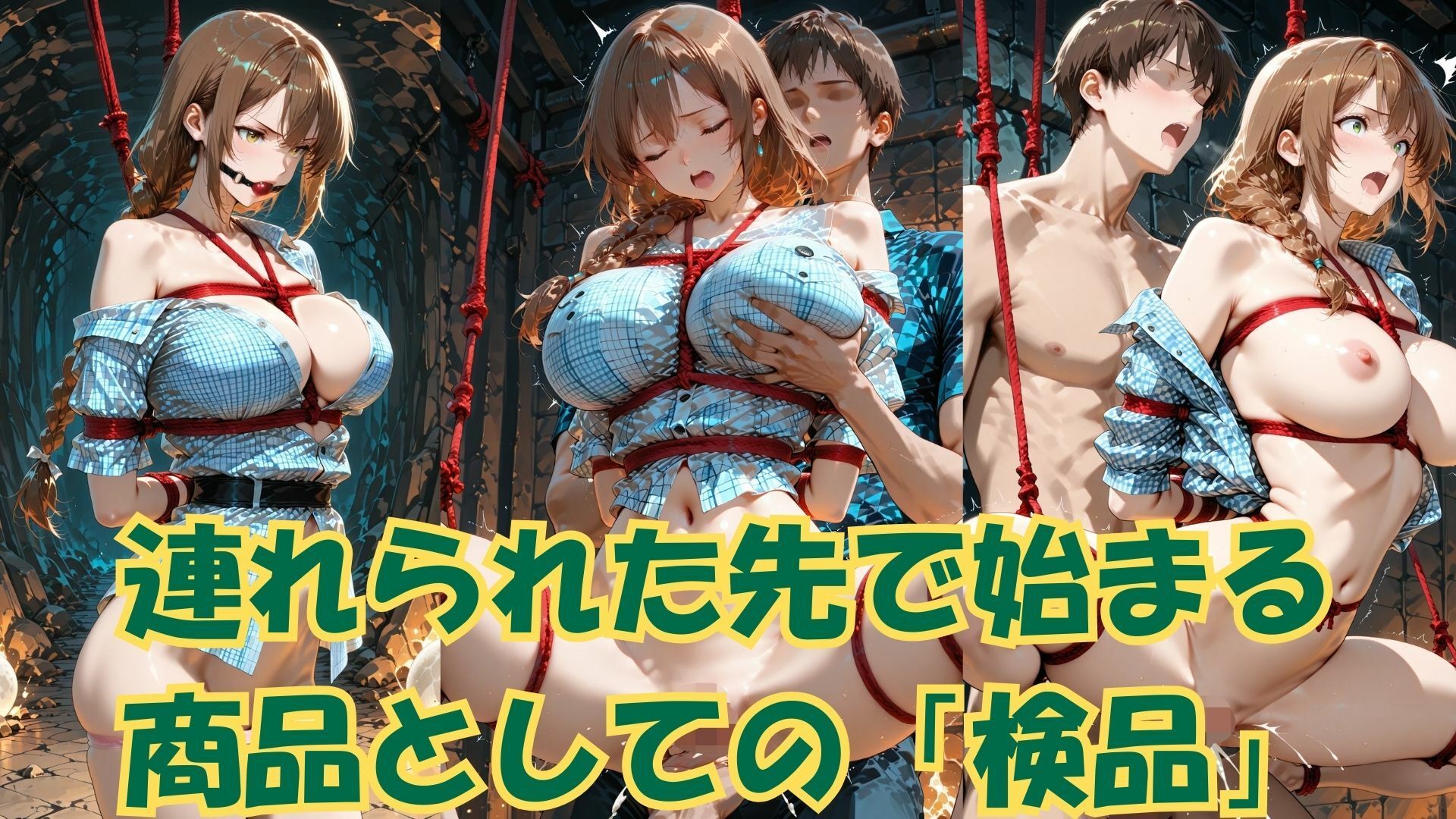 縛られた美貌 娘が売り渡される終わりなき夜の物語 - サンプル画像 4