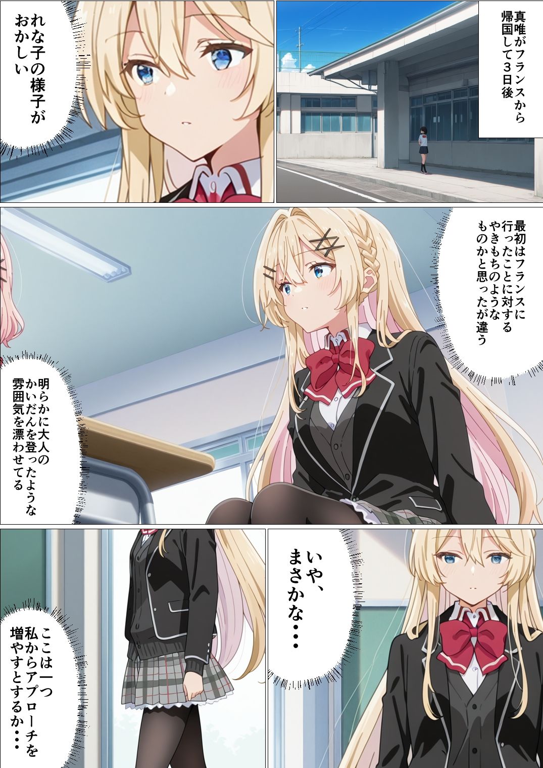 わたしがチンポを挿入できるわけないじゃん、ムリムリ！2 - サンプル画像 1