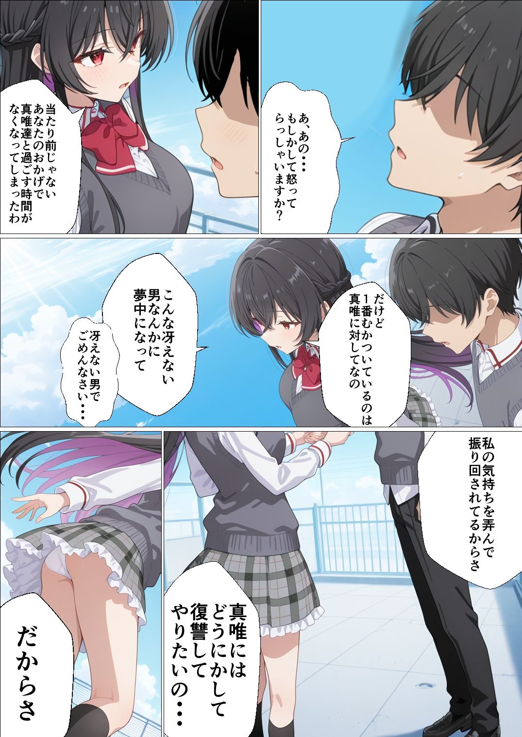 わたしがチンポを挿入できるわけないじゃん、ムリムリ！4 - サンプル画像 2