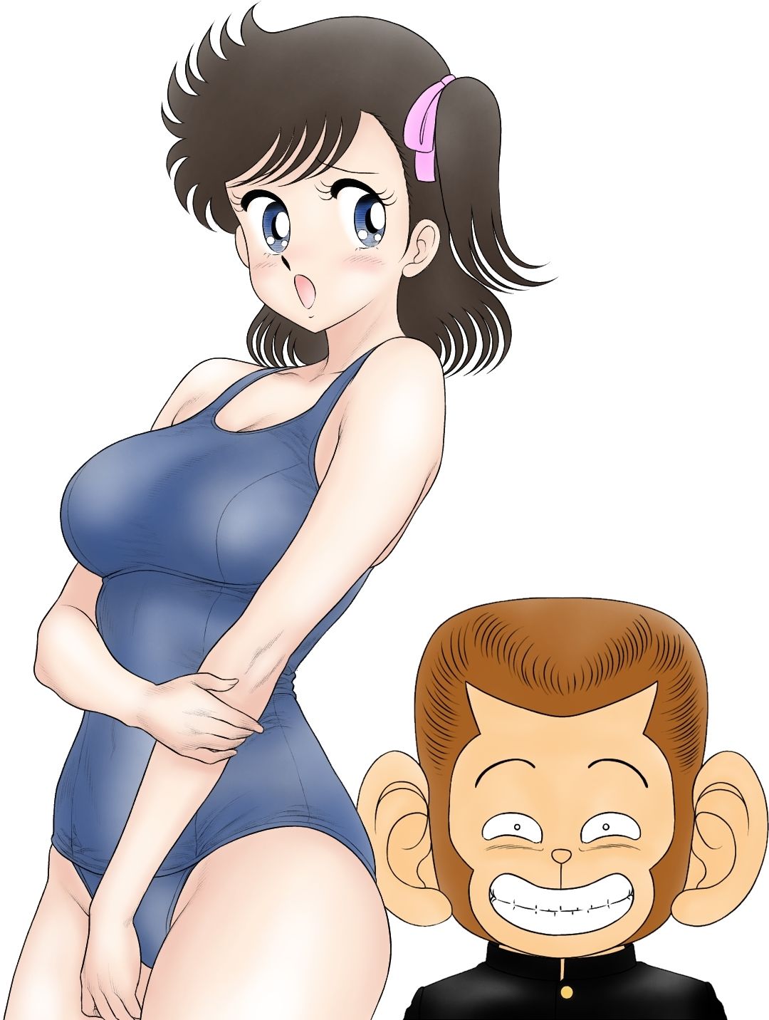 昭和のエチエチドリームマッチサル番◯VSいずみちゃん - サンプル画像 1