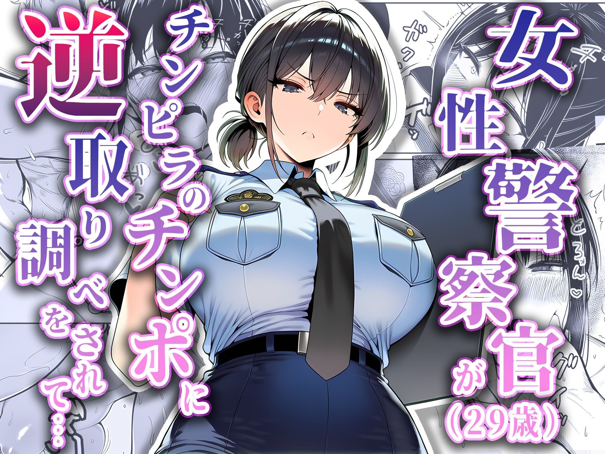 女性警察官（29歳）が、チンピラのチンポに逆取り調べをされて - サンプル画像 10