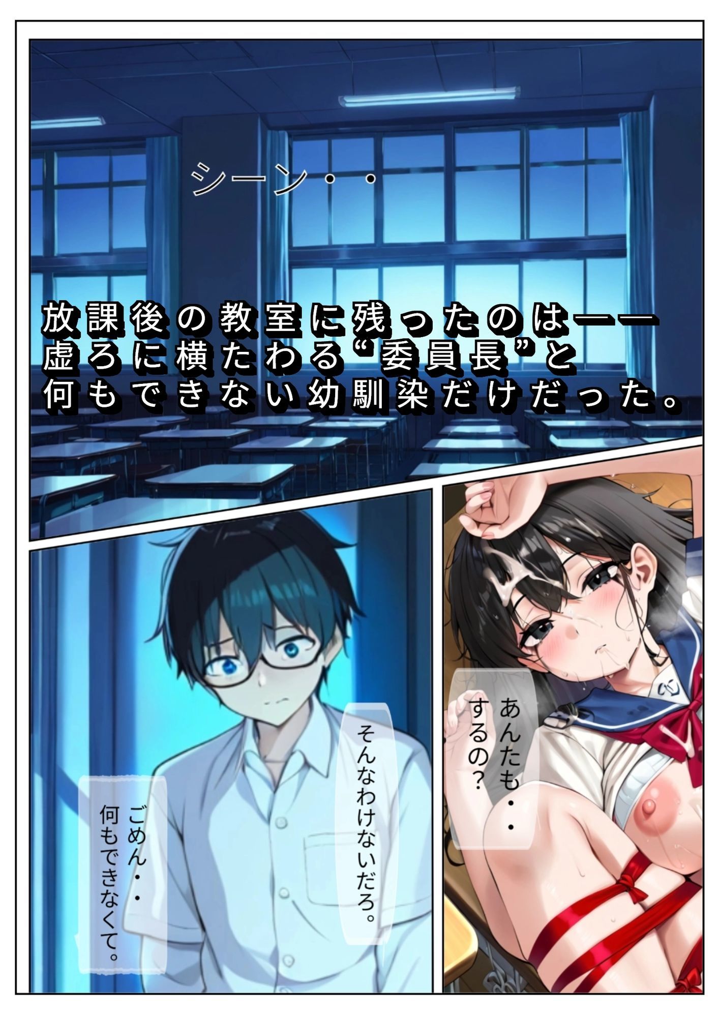 無表情の委員長はみんなの玩具 - サンプル画像 8