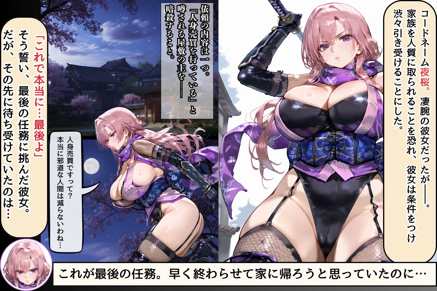 人妻くノ一  母忍！催●変態お代官の屋敷から脱出せよ。 - サンプル画像 3