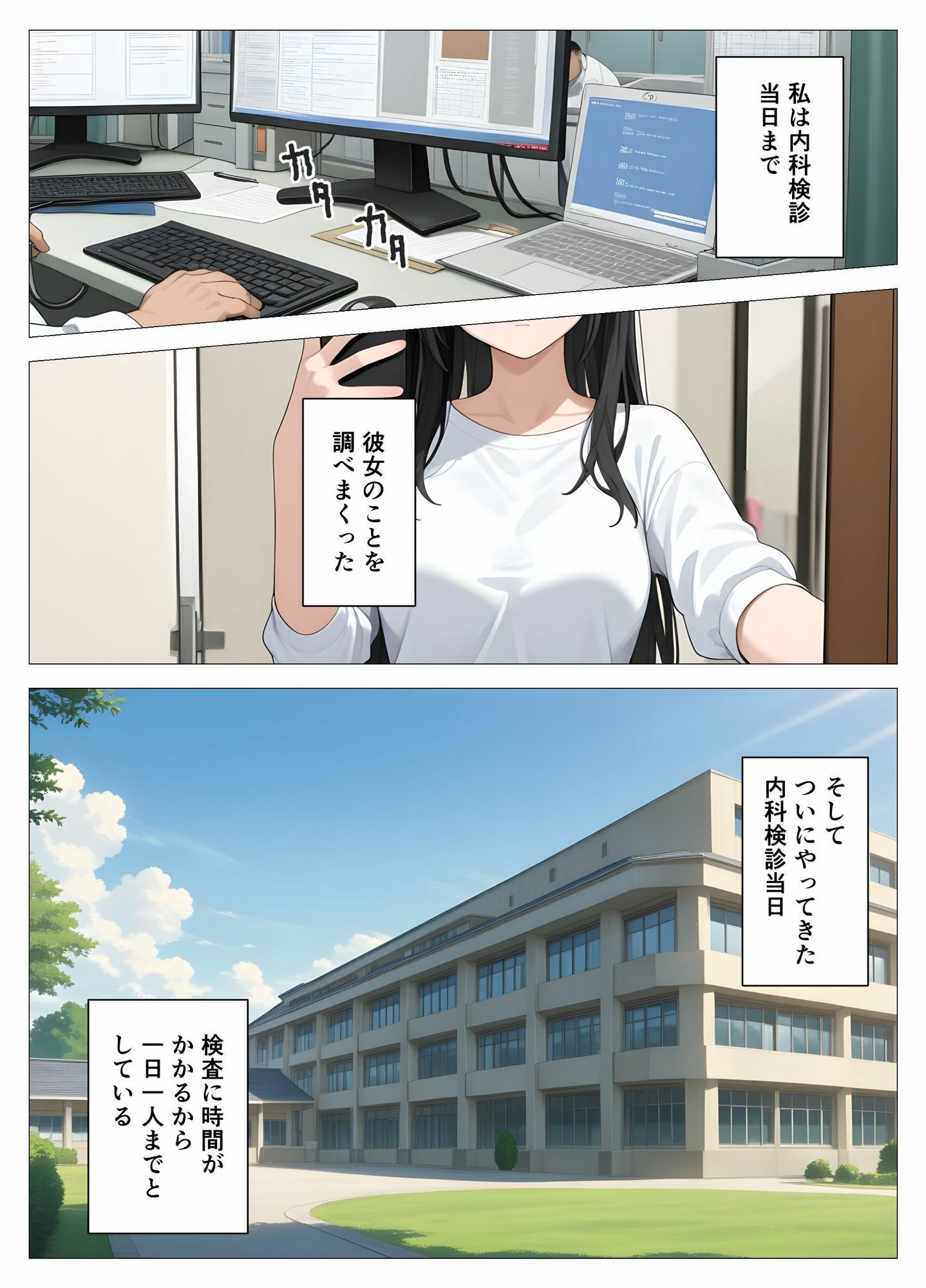 内科検診の担当医になって女子校生を好き放題 - サンプル画像 5