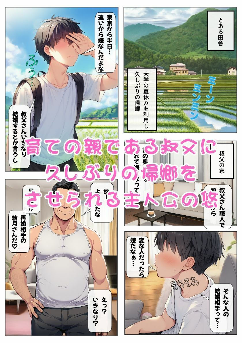 叔父の再婚相手は生き別れた実母！？そうと知らずにNTR近親相姦！ - サンプル画像 1