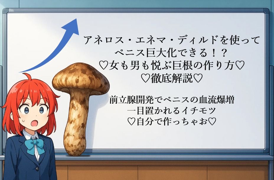 アネロス・エネマ・ディルドを使って ペニス巨大化できる！？ （はーと）女も男も悦ぶ巨根の作り方（はーと） （はーと）徹底解説（はーと）   前立腺開発でペニスの血流爆増 一目置かれるイチモツ （はーと）自分で作っちゃお（はーと） - サンプル画像 1