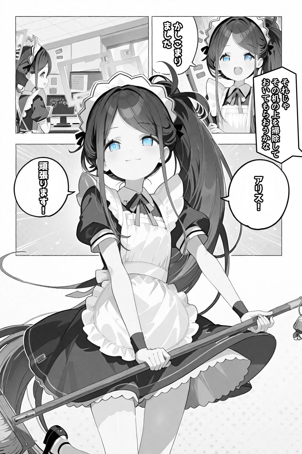 メイドはご奉仕するのが仕事です！ - サンプル画像 2