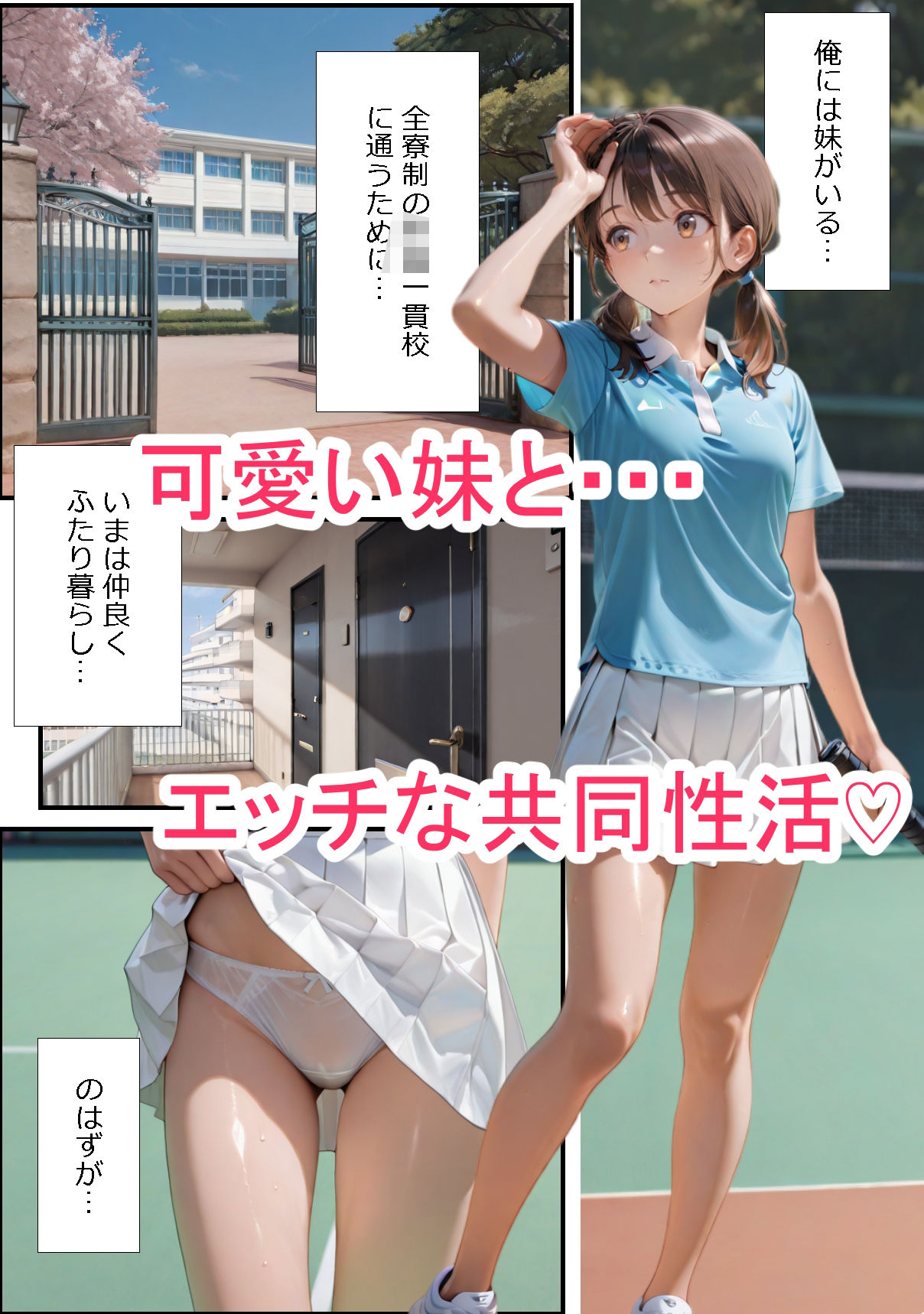 大好きな妹との共同性活 Vol.1 - サンプル画像 1