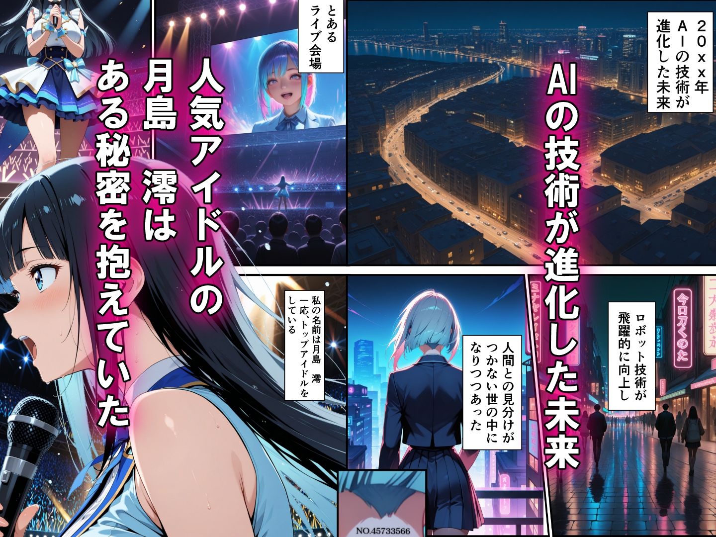 人気アイドルがアンドロイドに調教される話 - サンプル画像 1