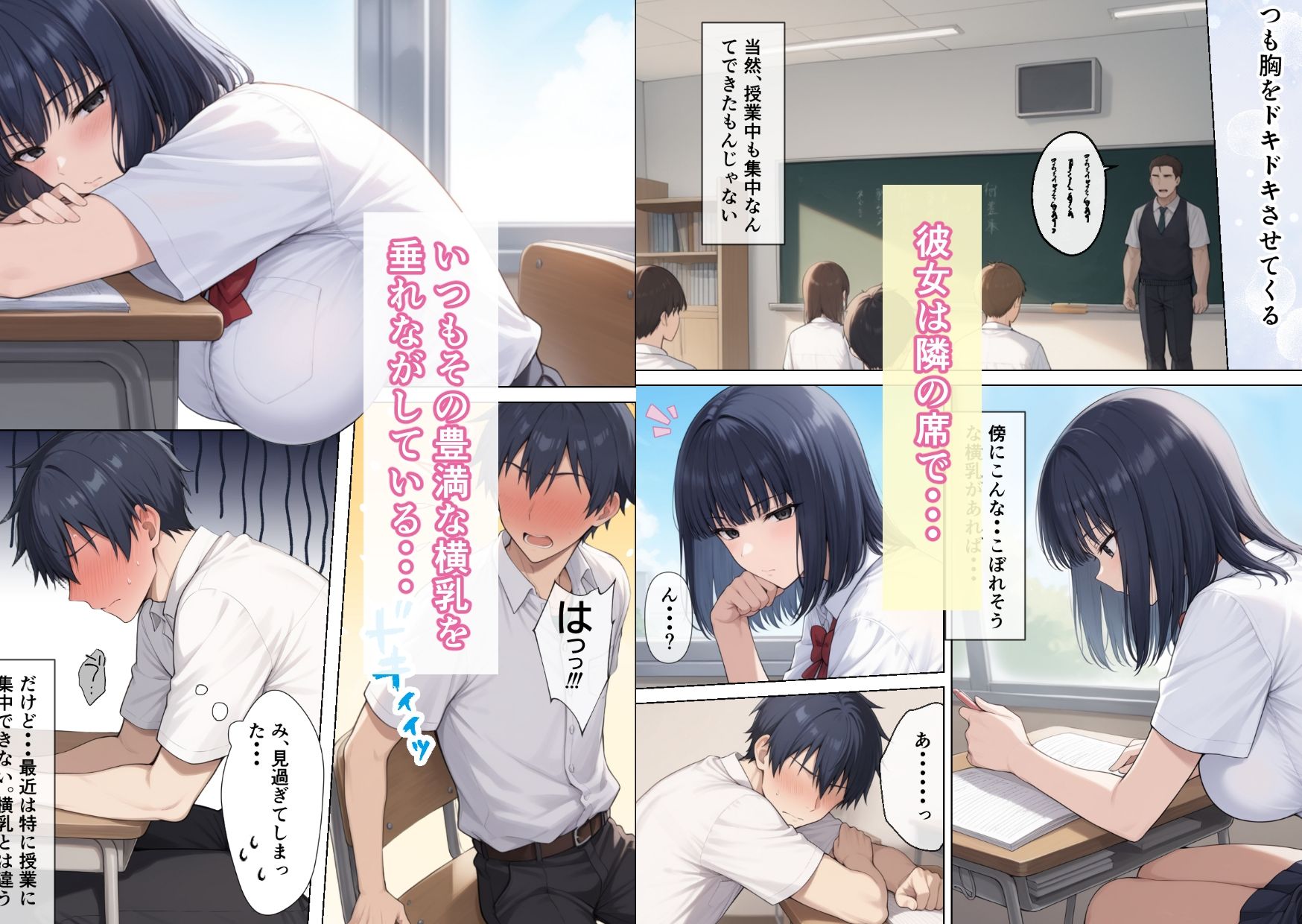 クラスの巨乳図書委員長はお義姉ちゃん - サンプル画像 2