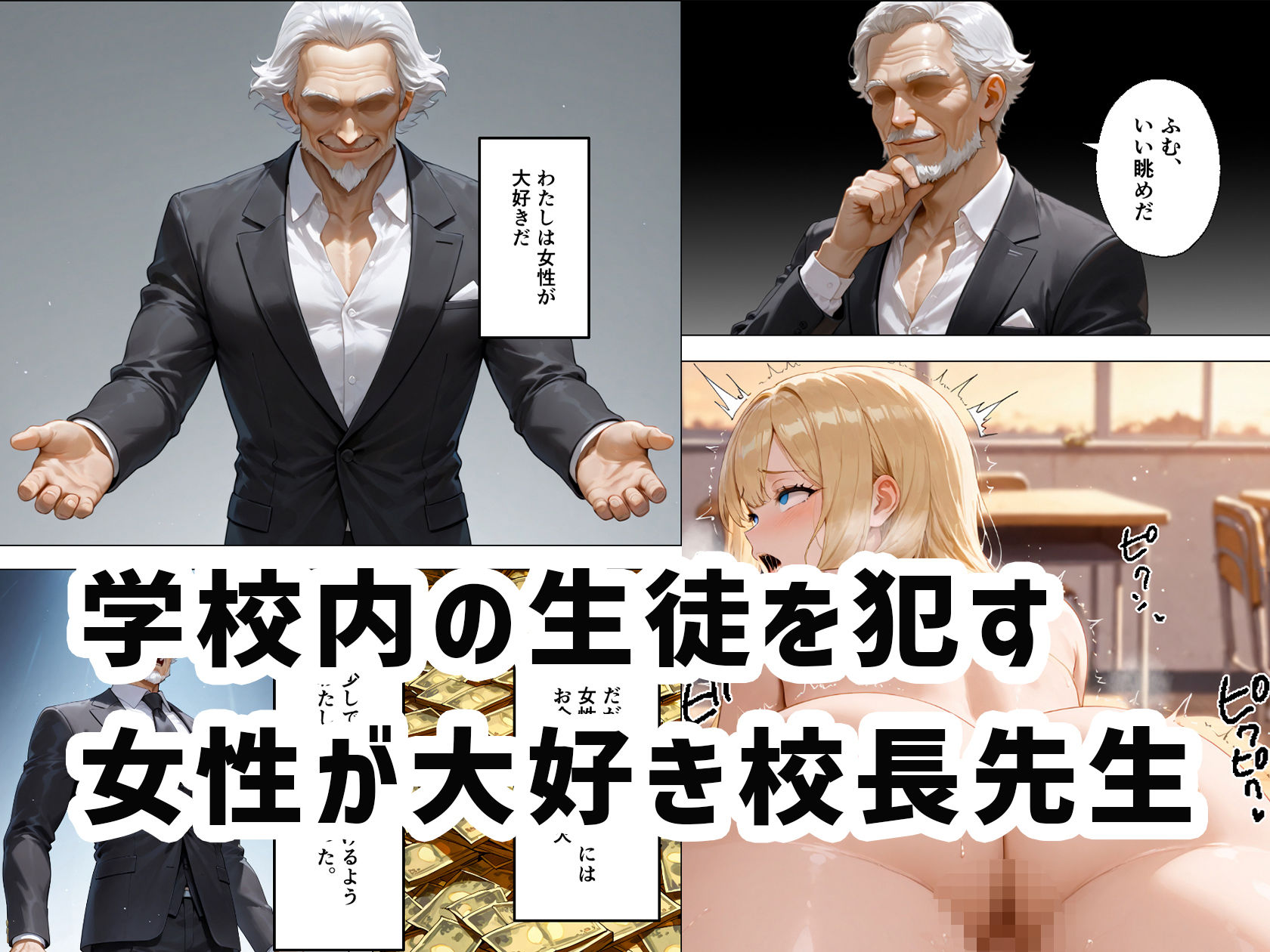 伝説の校長に私はなる！〜学校生徒を喰らい伝説になるお話〜 - サンプル画像 1