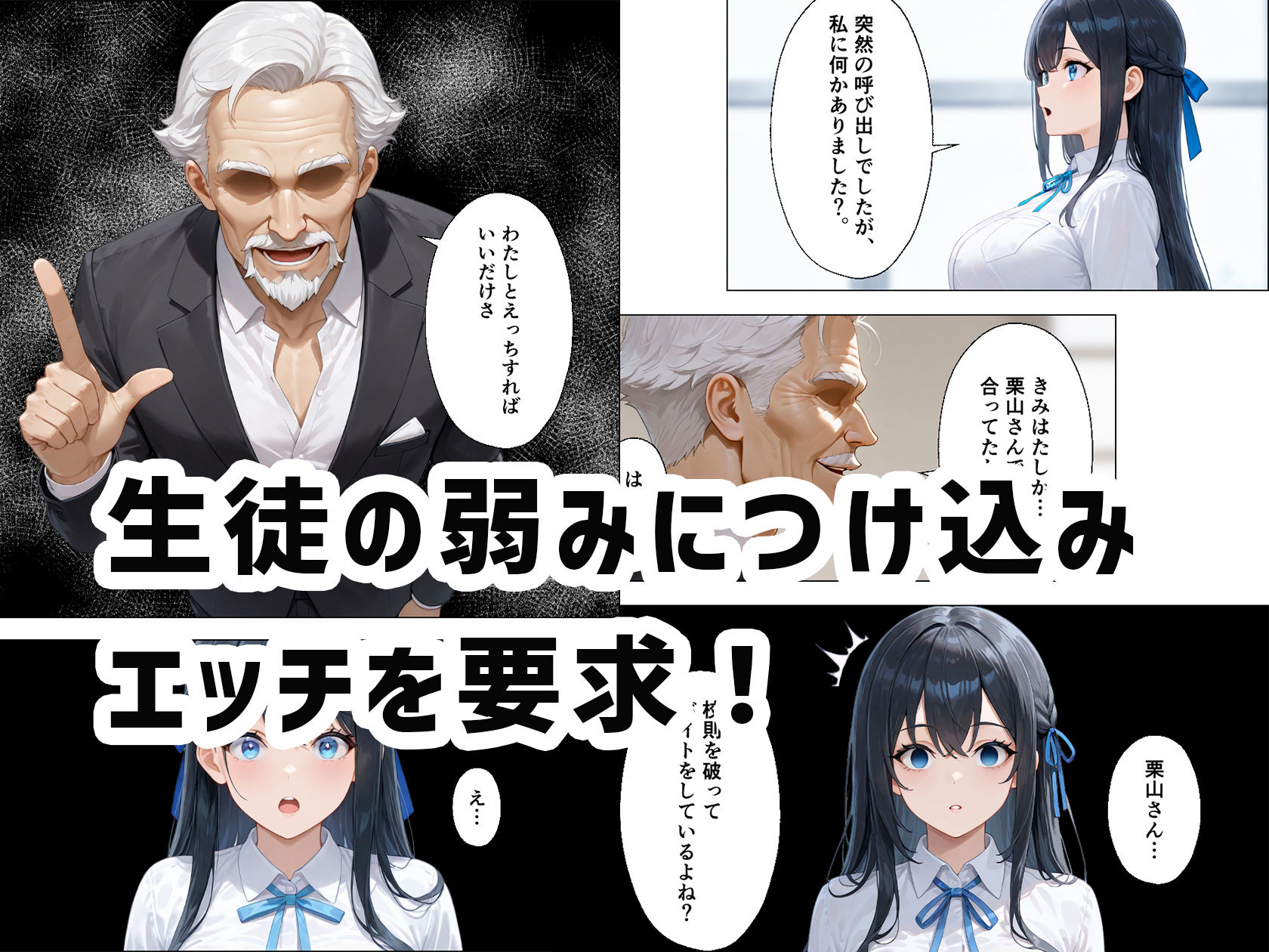 伝説の校長に私はなる！〜学校生徒を喰らい伝説になるお話〜 - サンプル画像 3