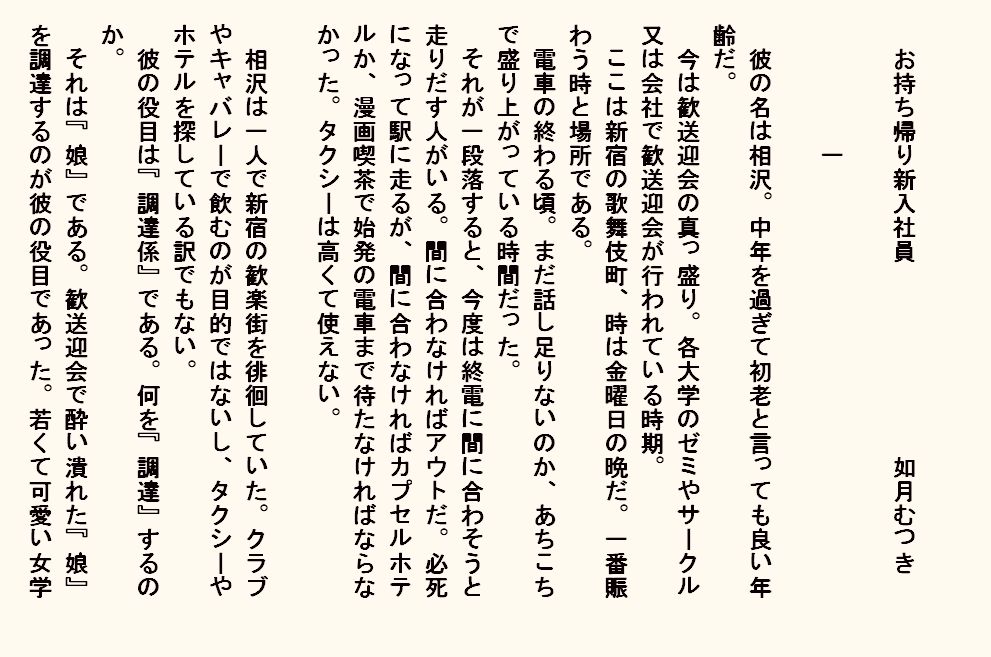 小説  お持ち帰り新入社員 - サンプル画像 1