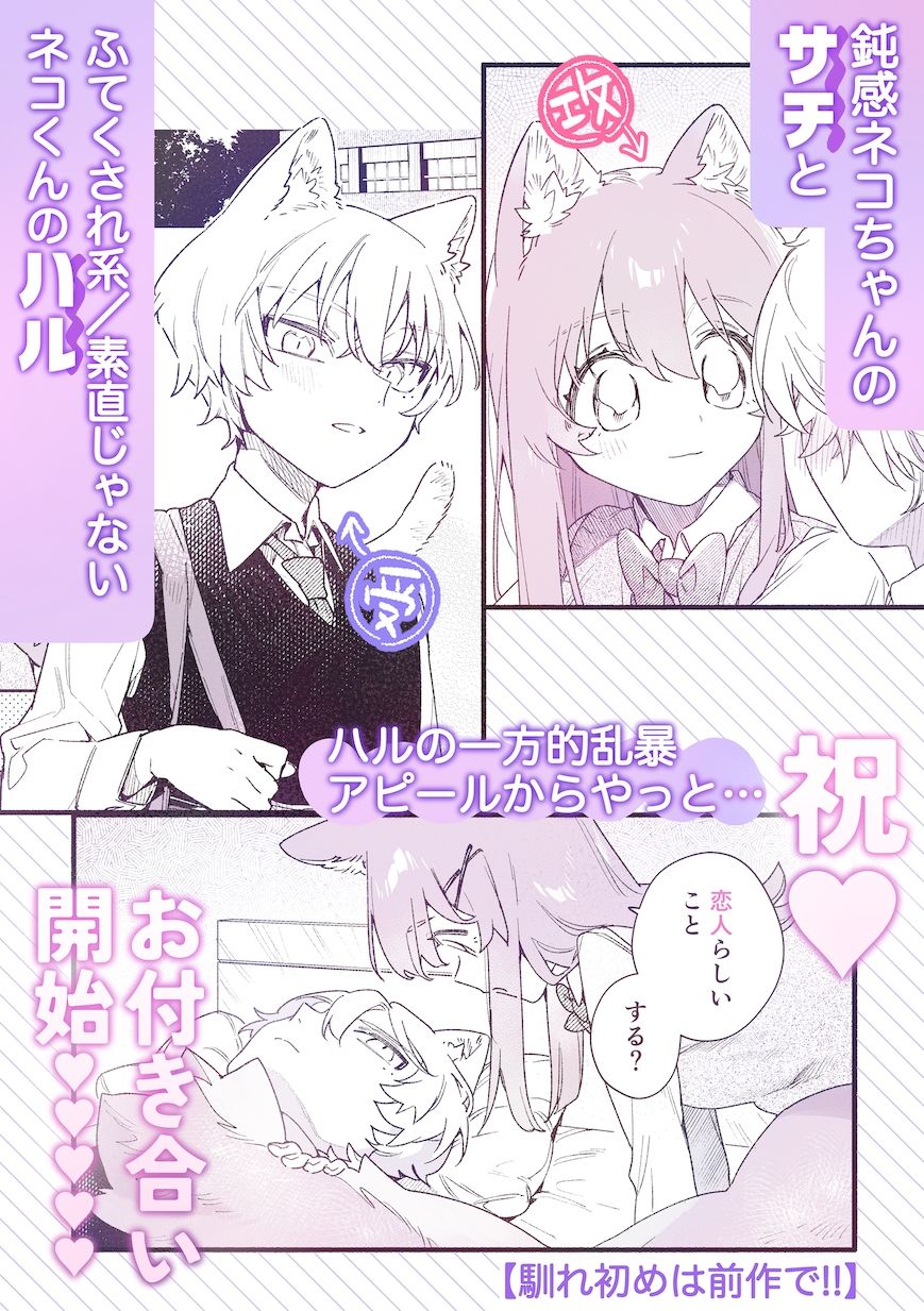 ♂が受け。ネコちゃん×ネコくん2 - サンプル画像 1