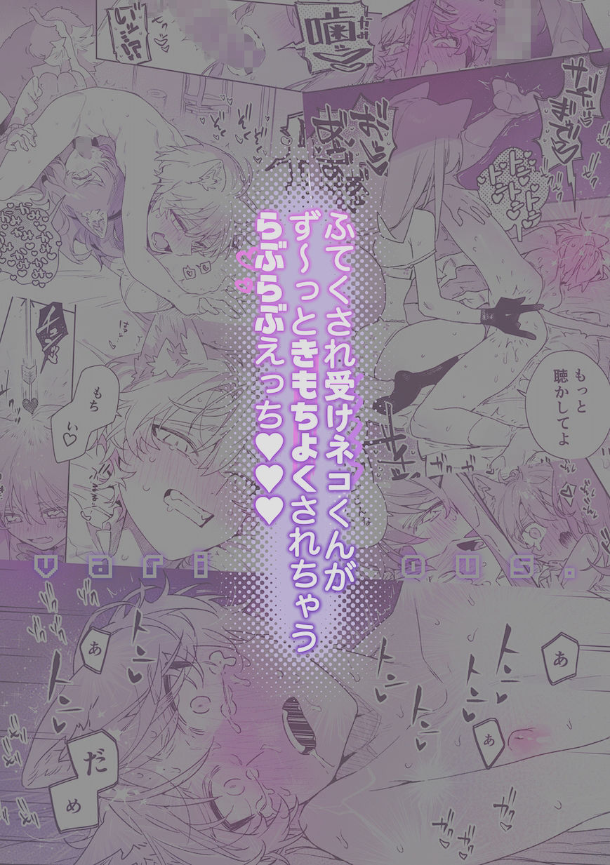 ♂が受け。ネコちゃん×ネコくん2 - サンプル画像 9