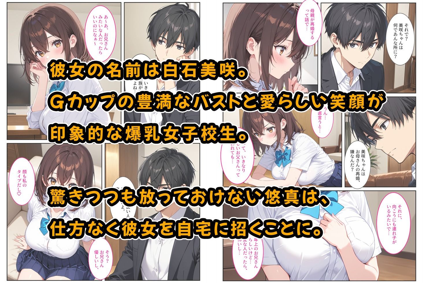 夜の公園で爆乳女子校生を拾ったら… - サンプル画像 3