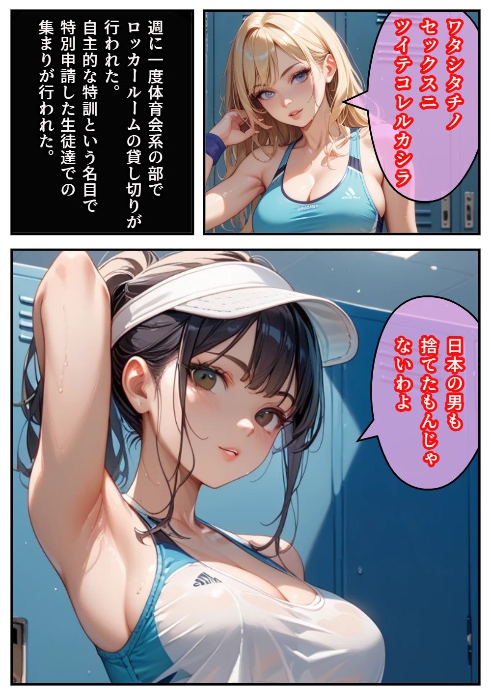 ロッカールーム貸し切りSEX2 - サンプル画像 2