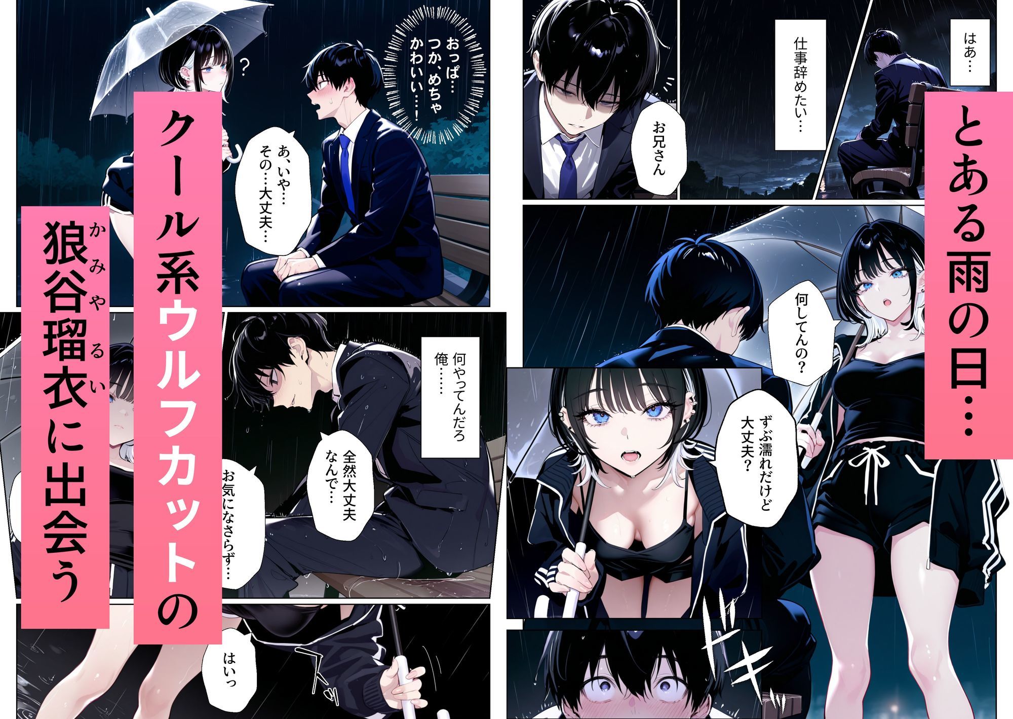 ウルフな彼女を庇ったら目一杯抱かせてくれました - サンプル画像 2