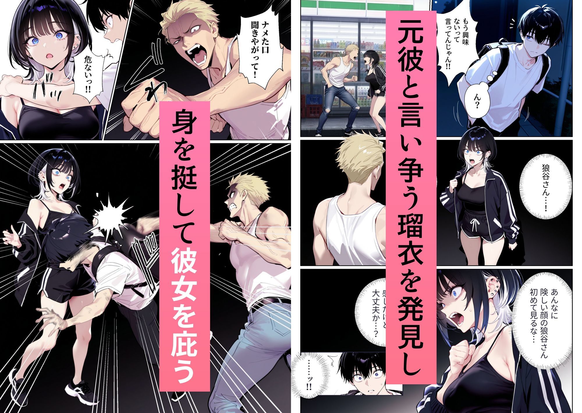 ウルフな彼女を庇ったら目一杯抱かせてくれました - サンプル画像 4