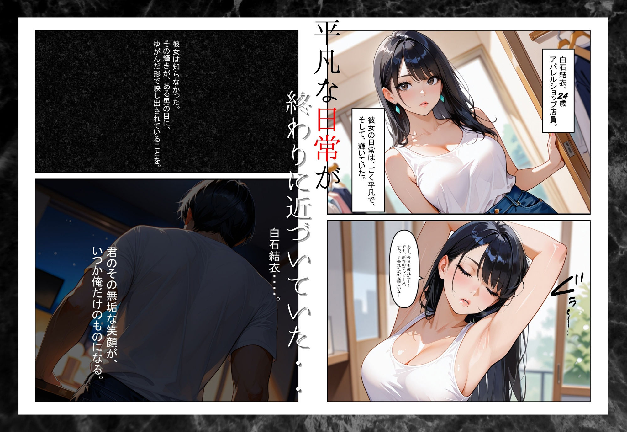 ツンデレ美女が見ず知らずの男に飼われ、精神崩壊し言いなりペットになったおはなし。 - サンプル画像 1