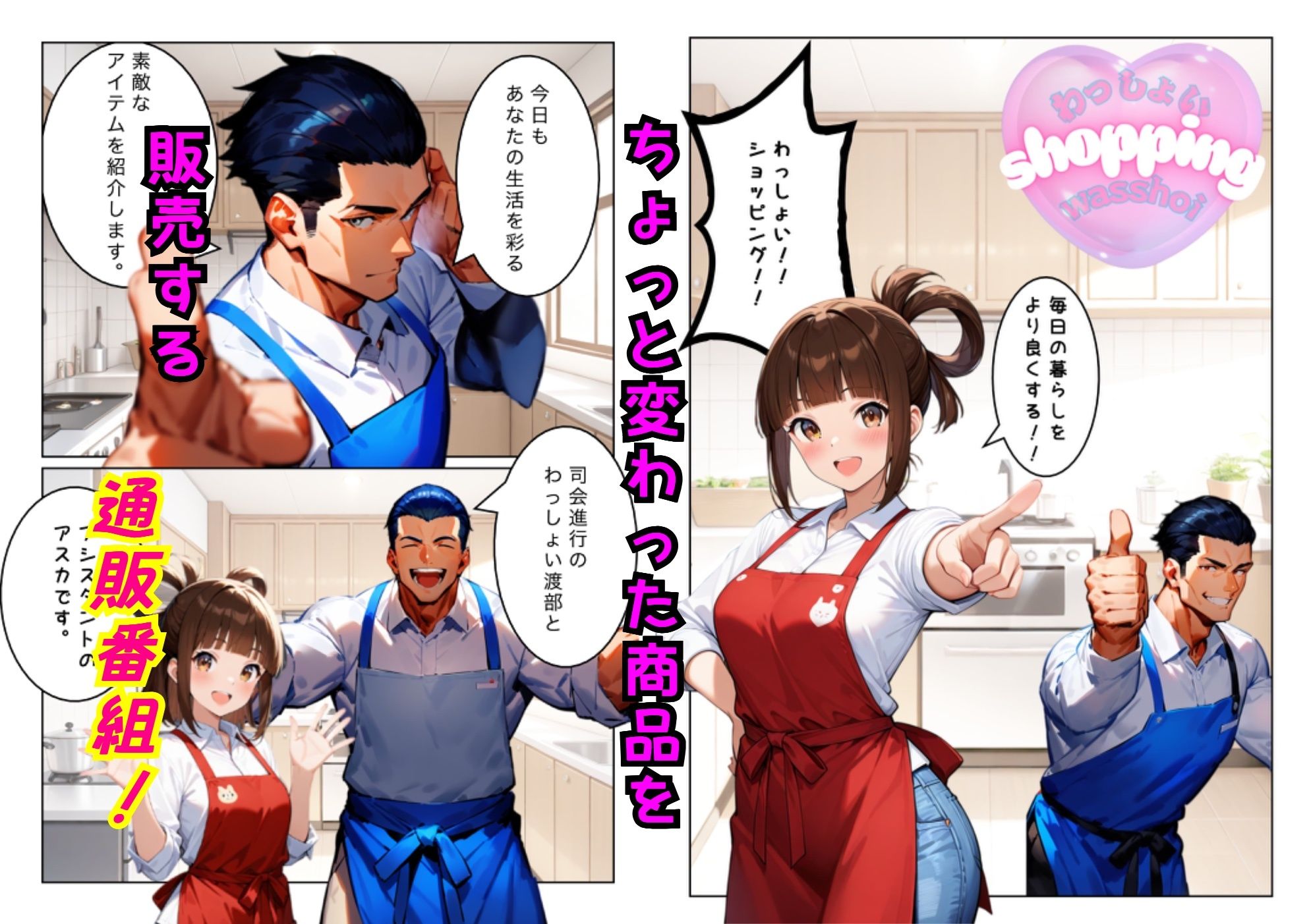 通販番組で食用パンティを販売したら放送事故とんでもないことになった話 - サンプル画像 1