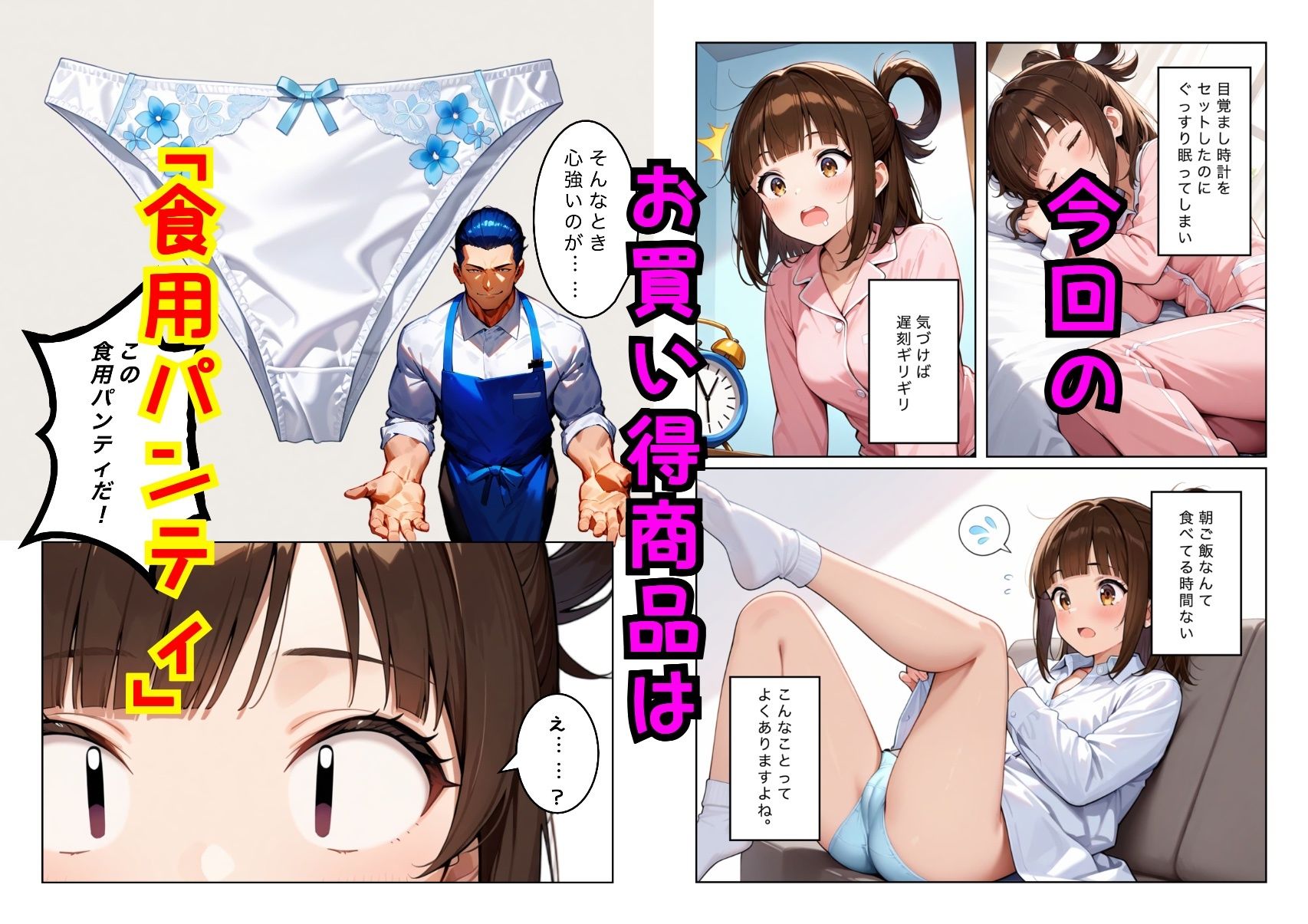 通販番組で食用パンティを販売したら放送事故とんでもないことになった話 - サンプル画像 2