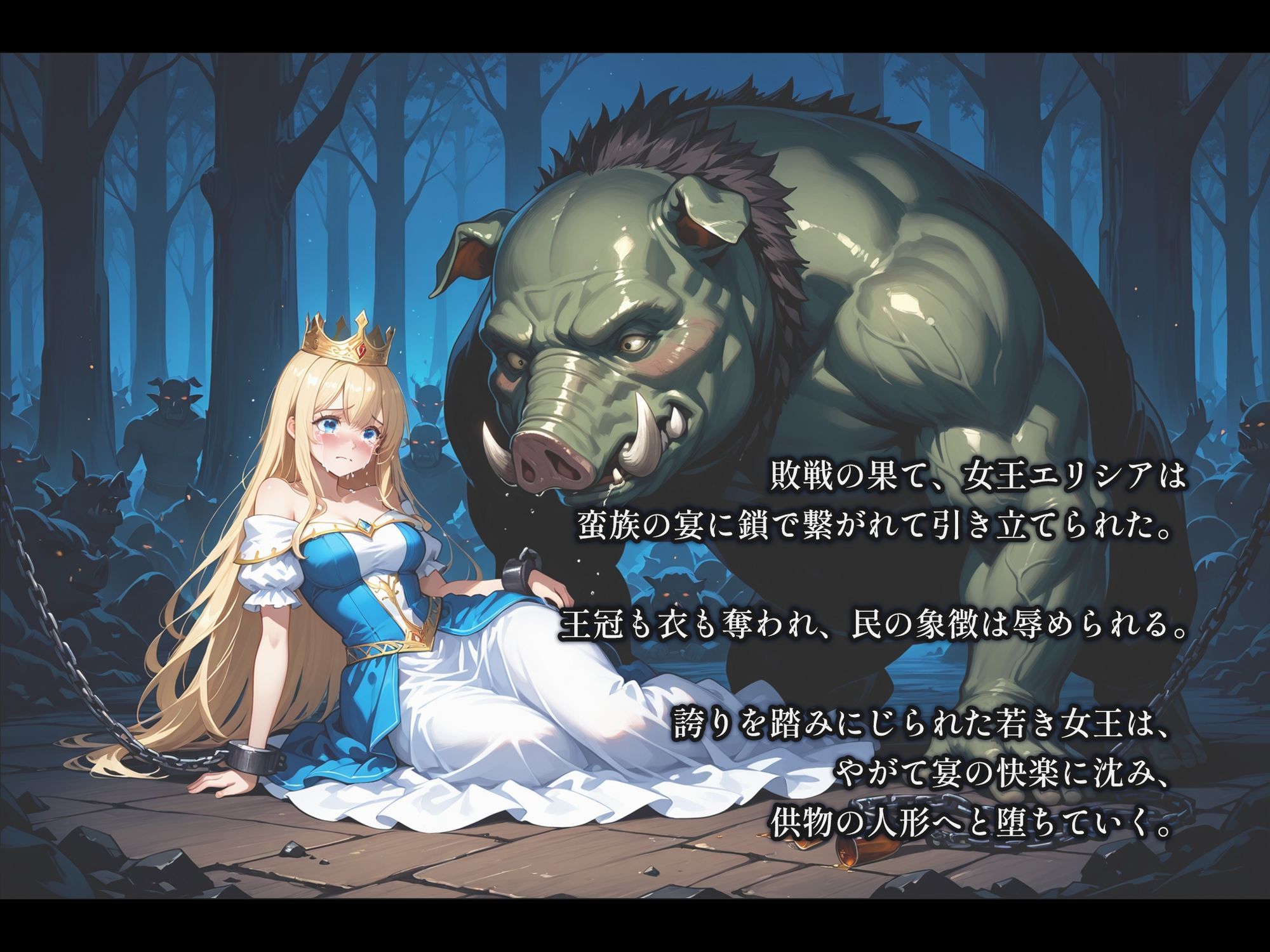 オークの宴会 ―六人の女、六つの堕落― - サンプル画像 4