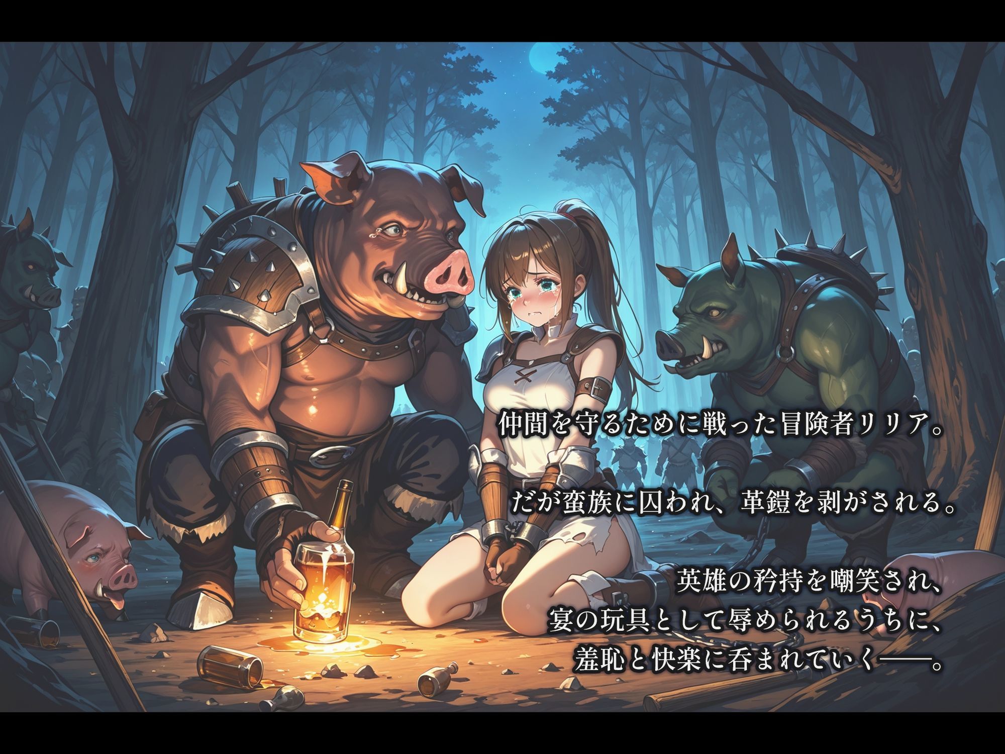 オークの宴会 ―六人の女、六つの堕落― - サンプル画像 6