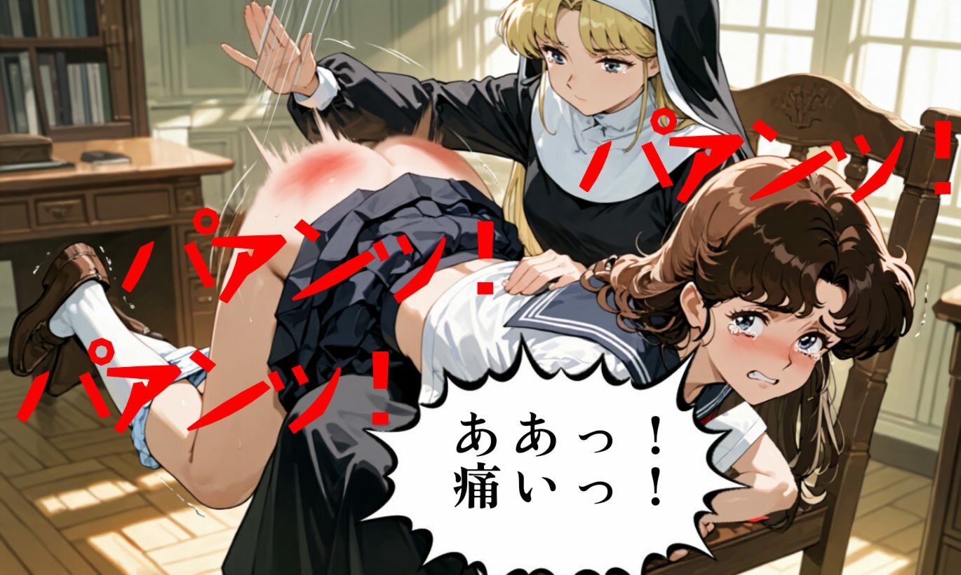 女子寄宿学校のシスターのお仕置き - サンプル画像 6