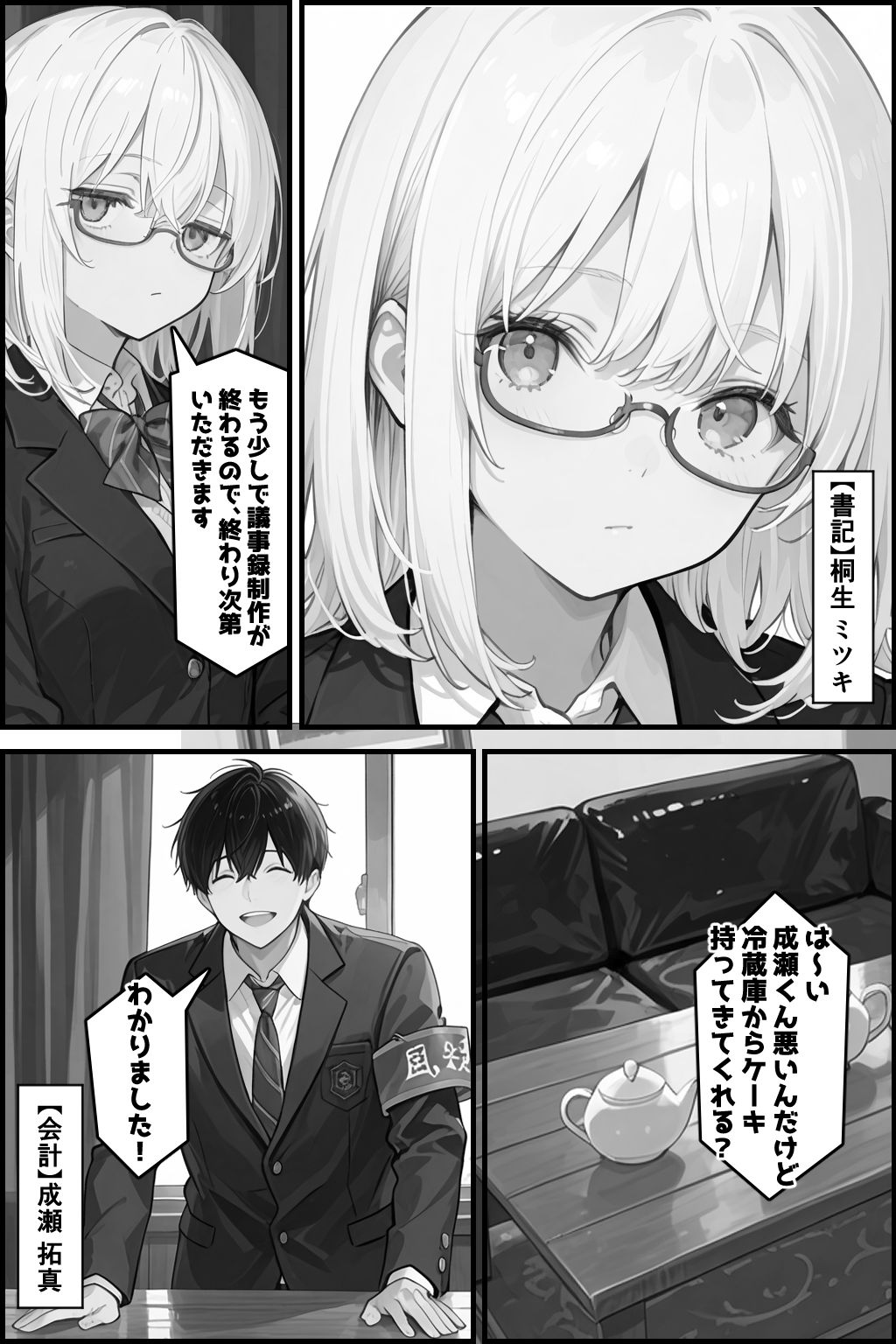 性徒会 〜誰にも言えない裏活動〜 - サンプル画像 3