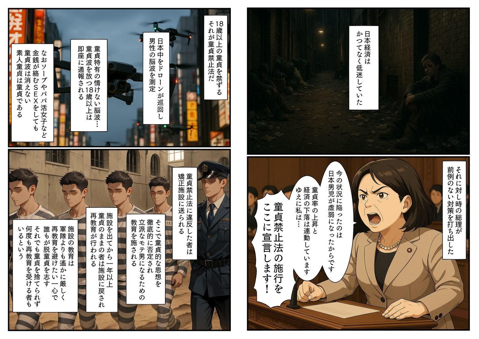 童貞禁止法のお陰で幼なじみのギャルとSEXした - サンプル画像 1