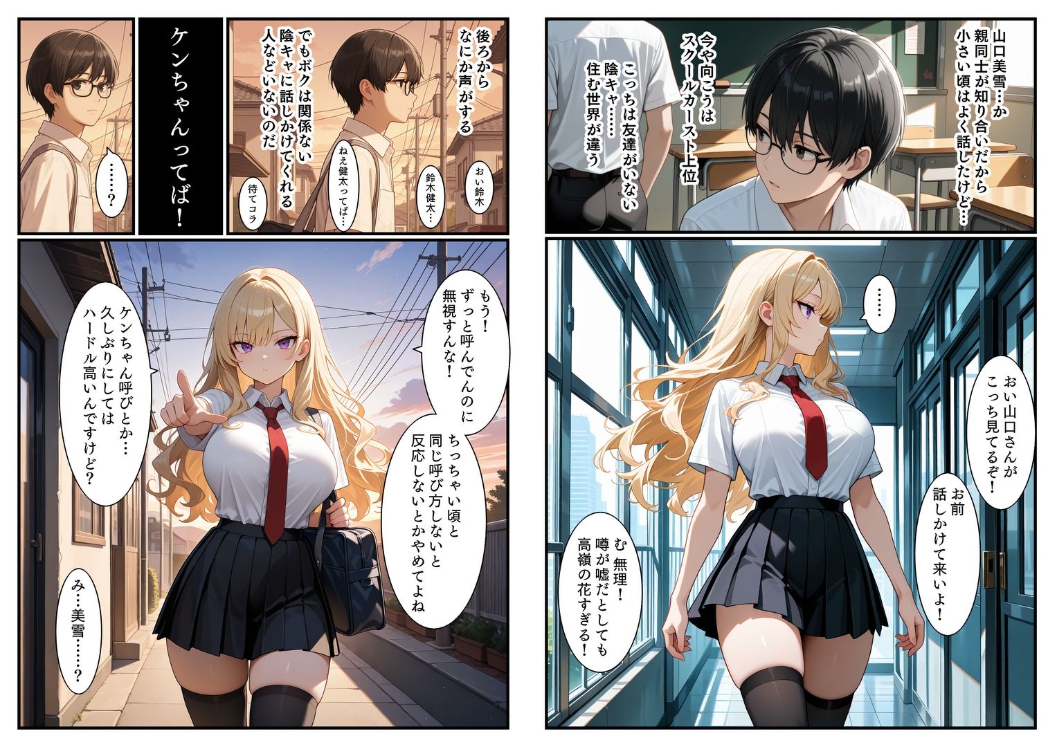 童貞禁止法のお陰で幼なじみのギャルとSEXした - サンプル画像 3