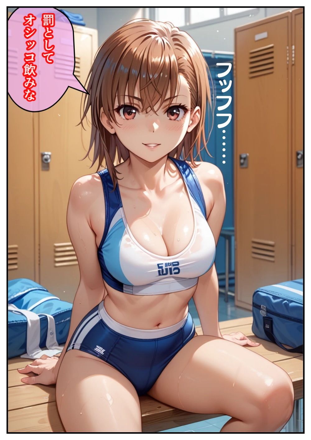 美琴のロッカールーム貸し切りSEX - サンプル画像 2