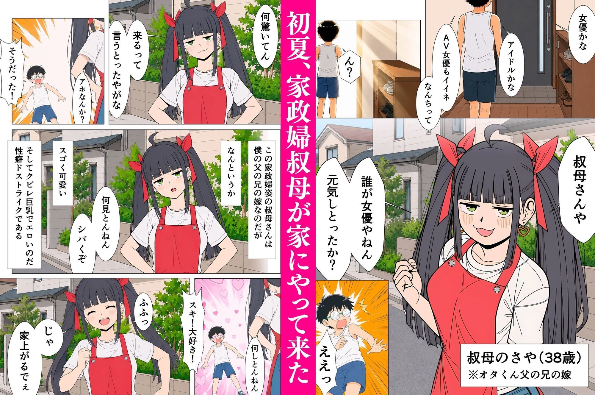 托卵するジト目叔母（38歳）〜初女体に大興奮な甥っ子ブラザーズと紡ぐ背徳の妊活記録〜 - サンプル画像 1