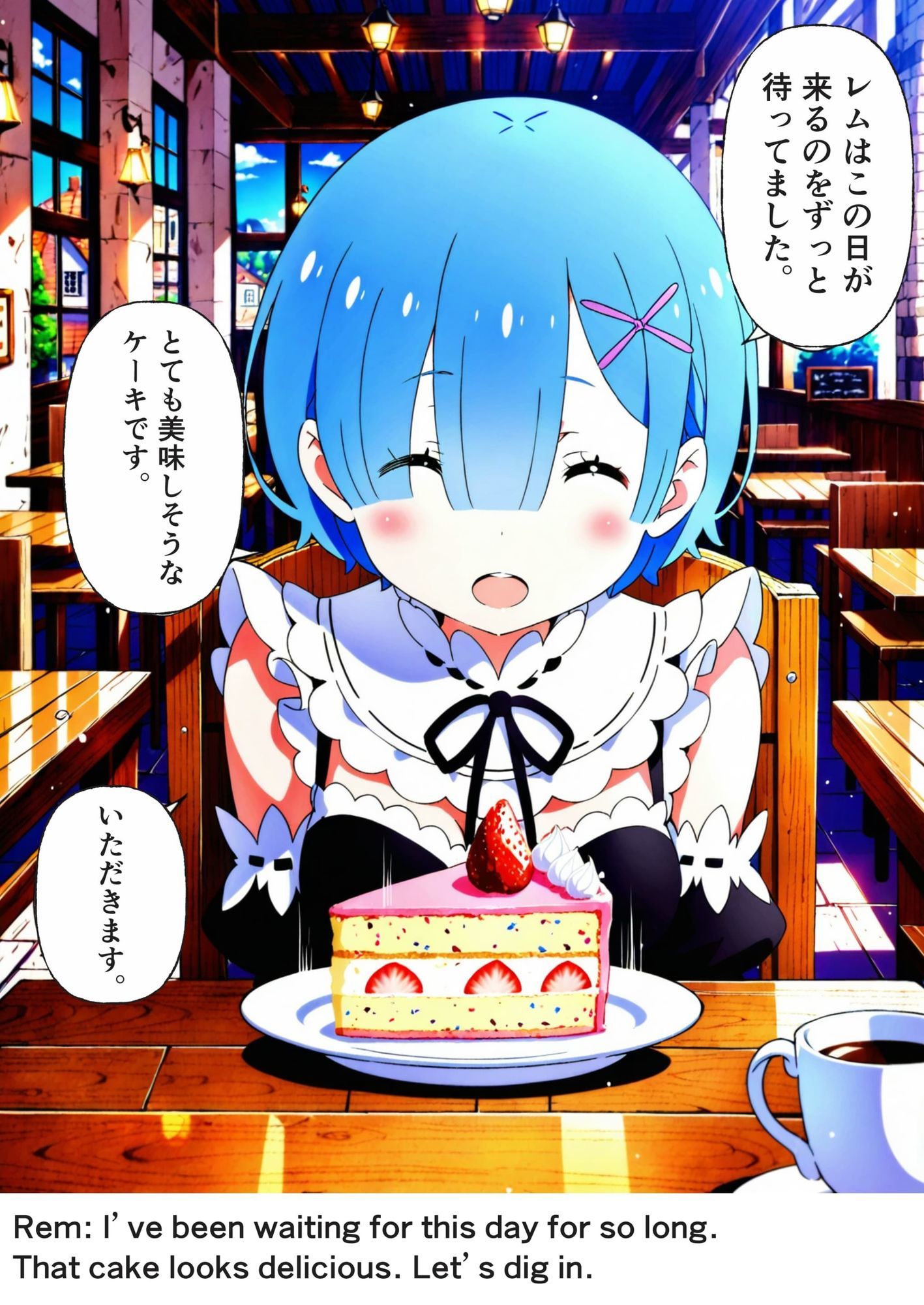 レムとイチャLOVEデート本 - サンプル画像 1