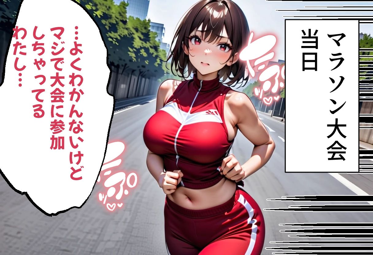 足パパがイク！ 人妻マラソン大会編 - サンプル画像 2