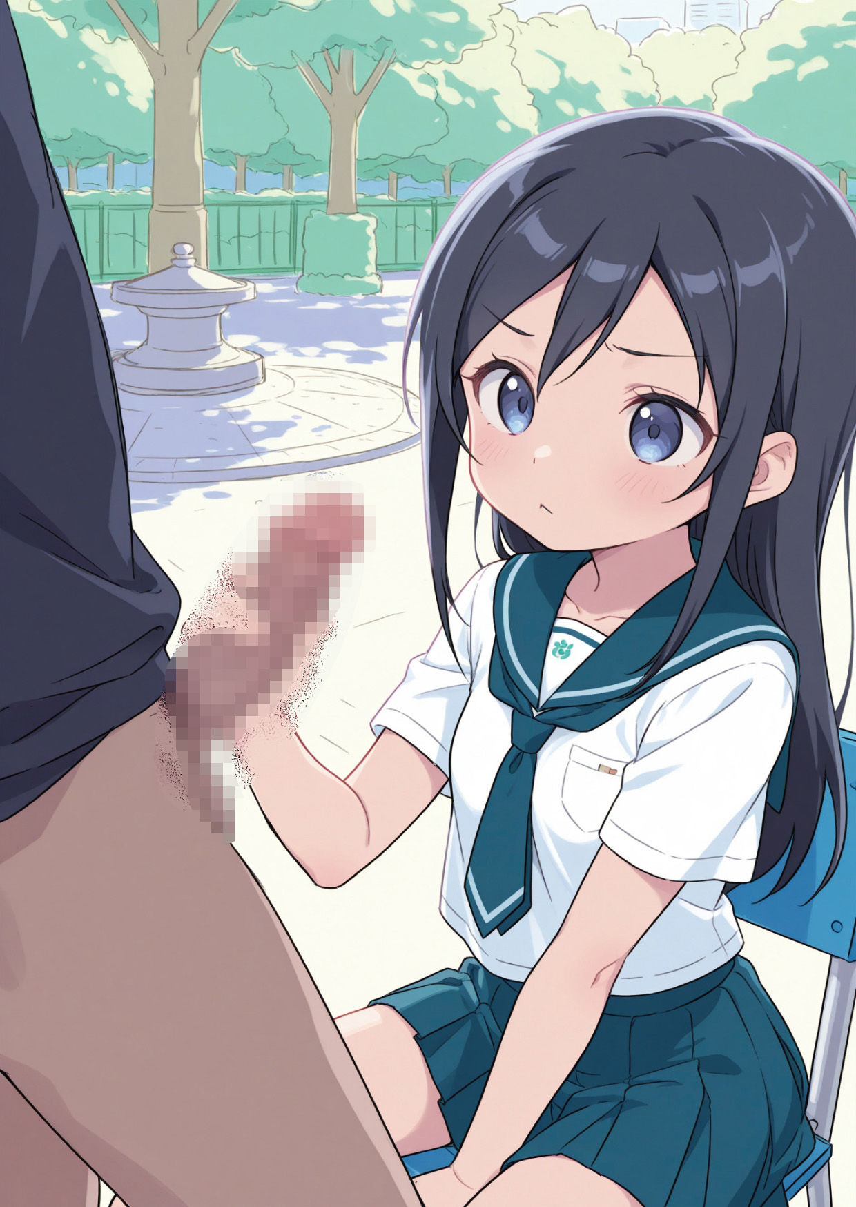 真面目で潔癖な●〇〇モデル様がホームレス相手に手コキボランティアなんてするハズがない。 - サンプル画像 2