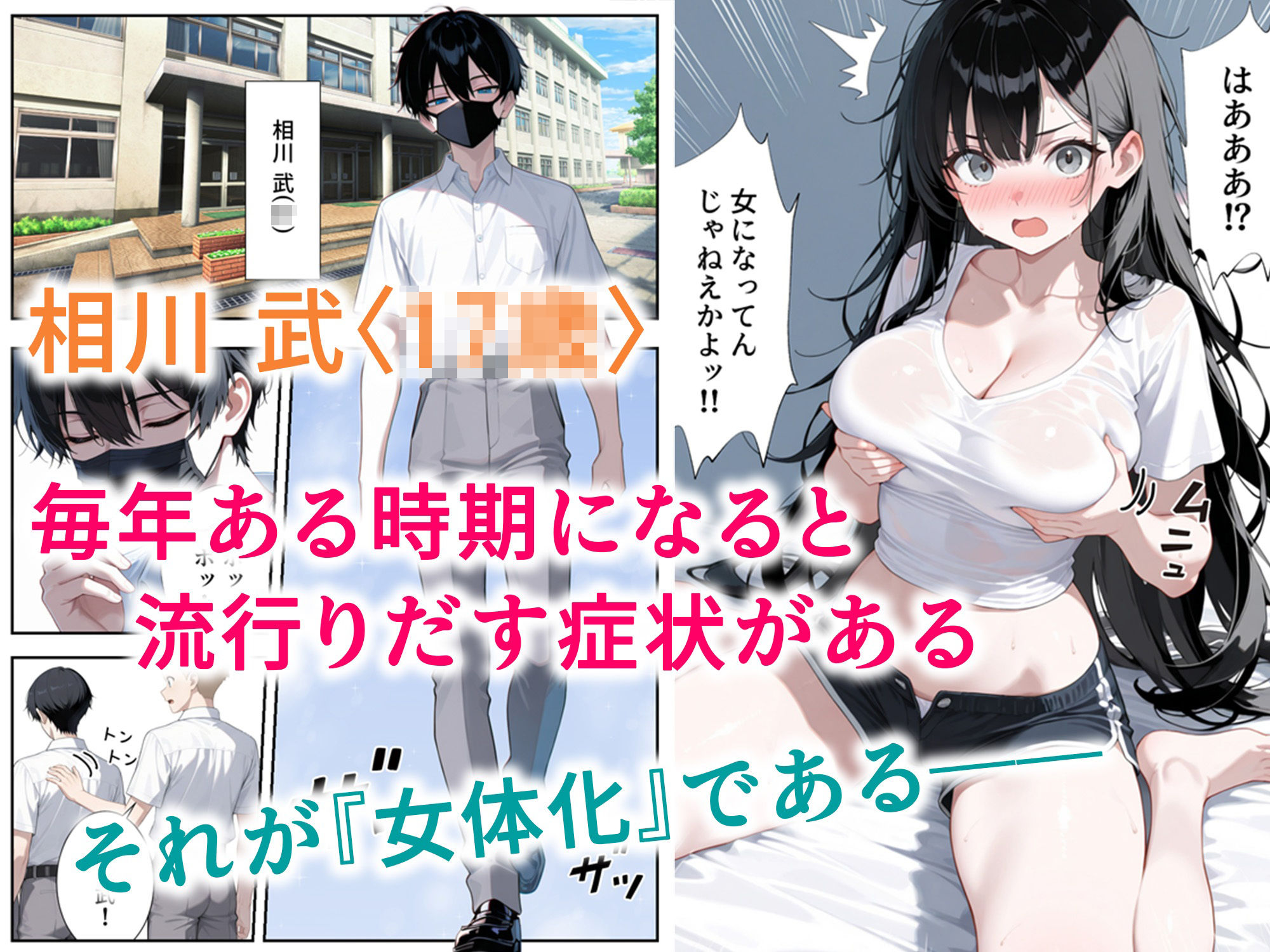 今年も女体化の季節がやってきました - サンプル画像 1